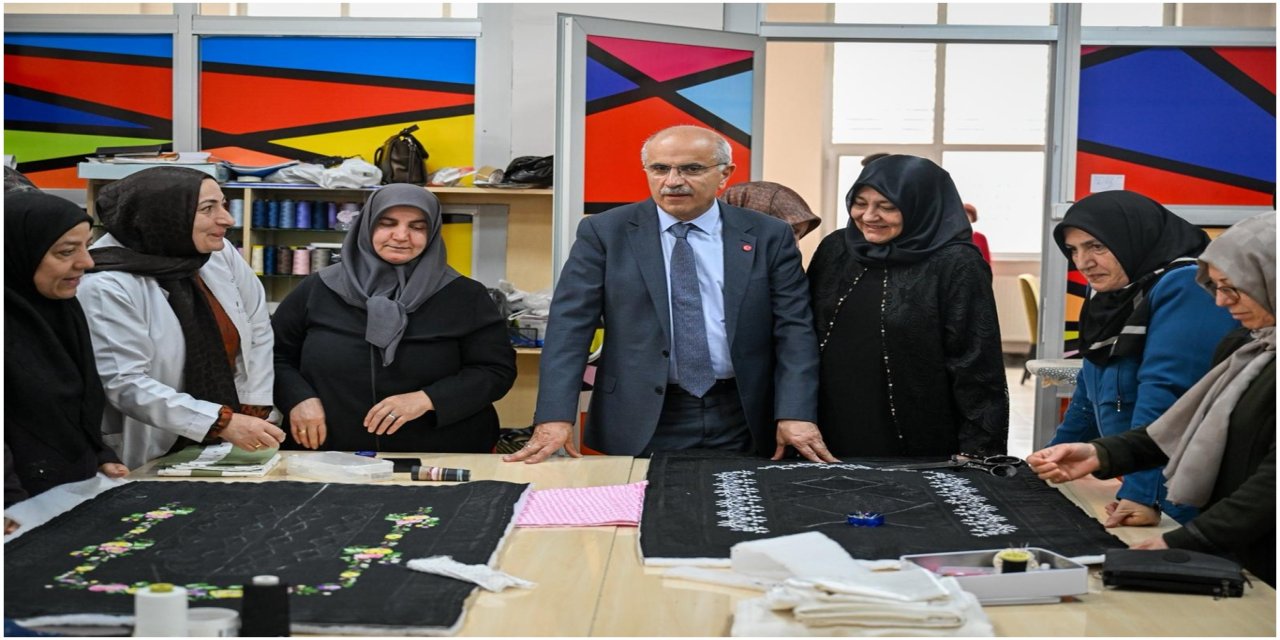 Büyükşehir Belediyesi’nden üreten kadınlara büyük destek