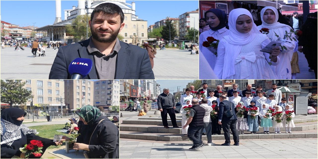 İstanbul halkı Mevlid-i Nebi etkinliğine güllerle davet  edildi