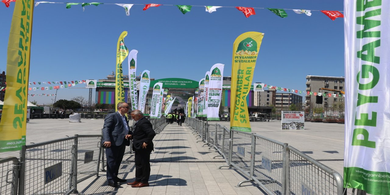 İstanbul Mevlid-i Nebi programı için hazır