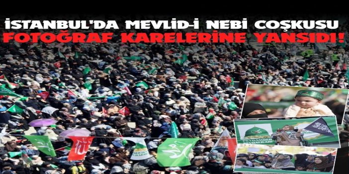 Fotoğraf kareleriyle İstanbul Mevlid-i Nebi etkinliği