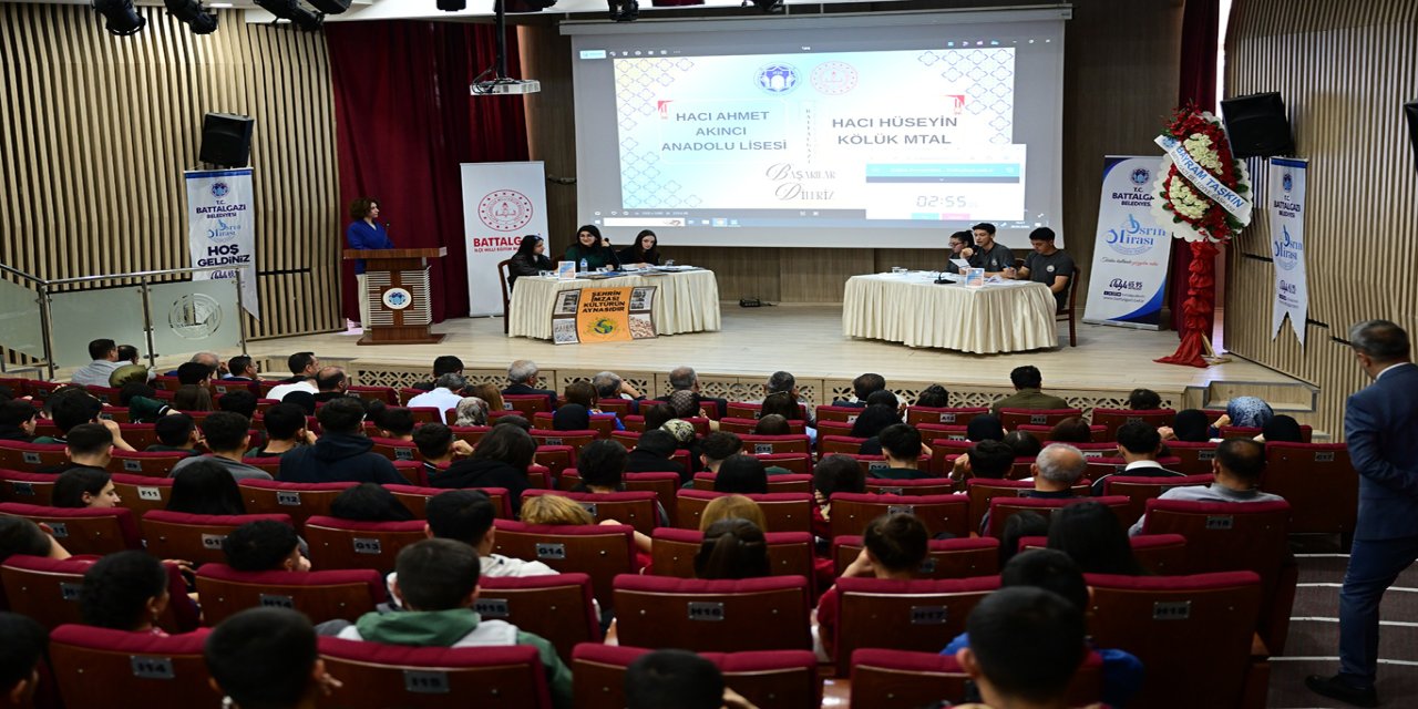 Malatya'da liseler arası münazara yarışması tamamlandı