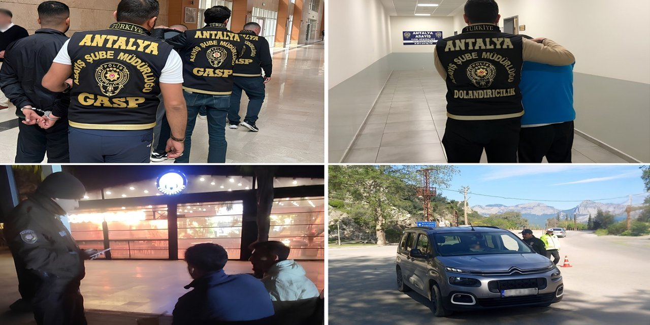 Antalya’da 2 haftada 3 bin 738 kişi yakalandı