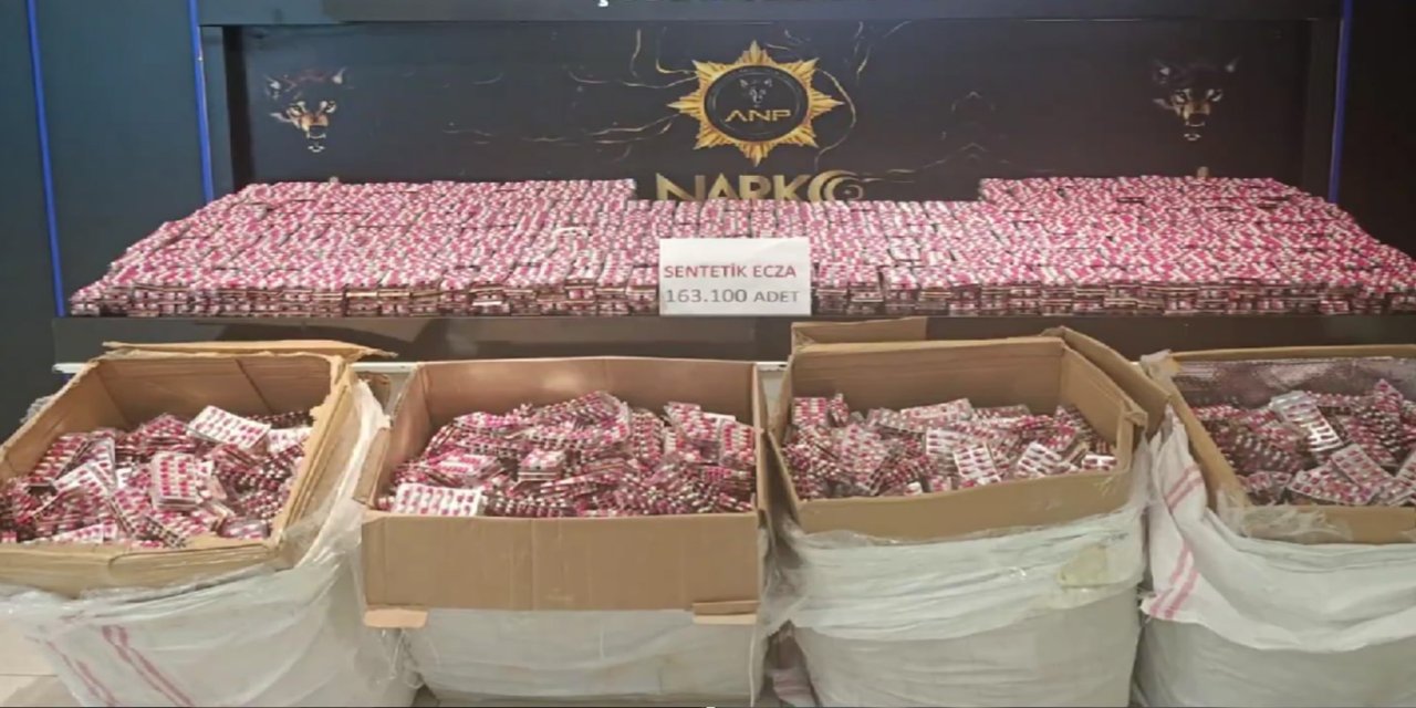 75 ilde uyuşturucu operasyonu: 767 kilogram madde ve 3,3 milyon hap ele geçirildi