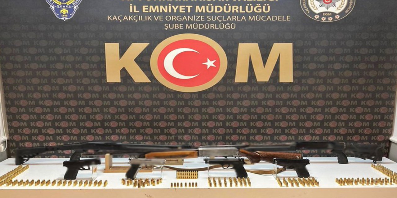 Afyonkarahisar’da silah operasyonu: Bir tutuklama
