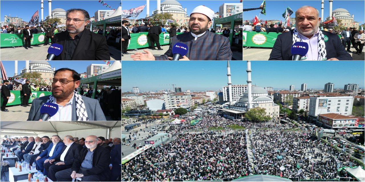 İstanbul’daki Mevlid-i Nebi programına katılan isimlerden "vahdet" çağrısı