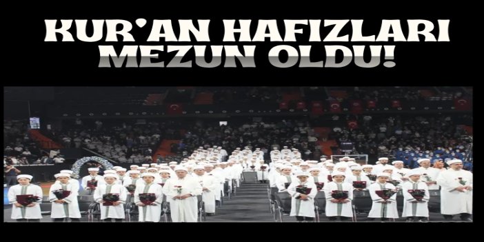 Mersin’de Kur’an hafızları mezun oldu