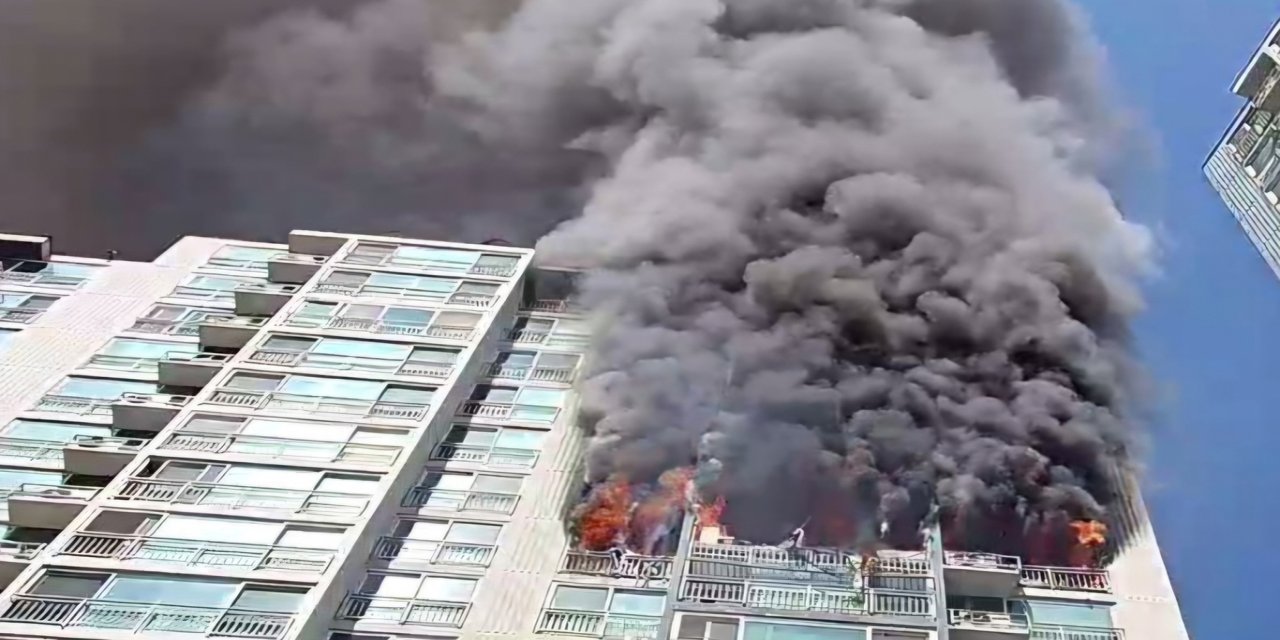 Güney Kore'de bir apartmanda çıkan yangında 2 kişi öldü