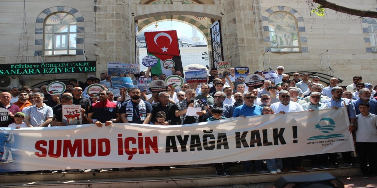 Mersin’de Sumud Filosu'na müdahaleye tepki: Uluslararası sularda yapılan müdahale kabul edilemez