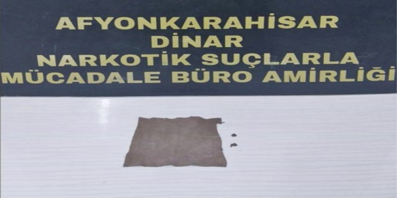 Afyonkarahisar'da peçeteye emdirilmiş uyuşturucu madde ele geçirildi