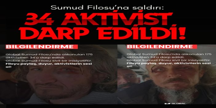 Sumud Filosu’na saldırı: Esir alınan aktivistlere işkence edildi
