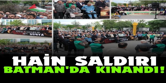Sumud Filosu saldırısı Batman'da kınandı