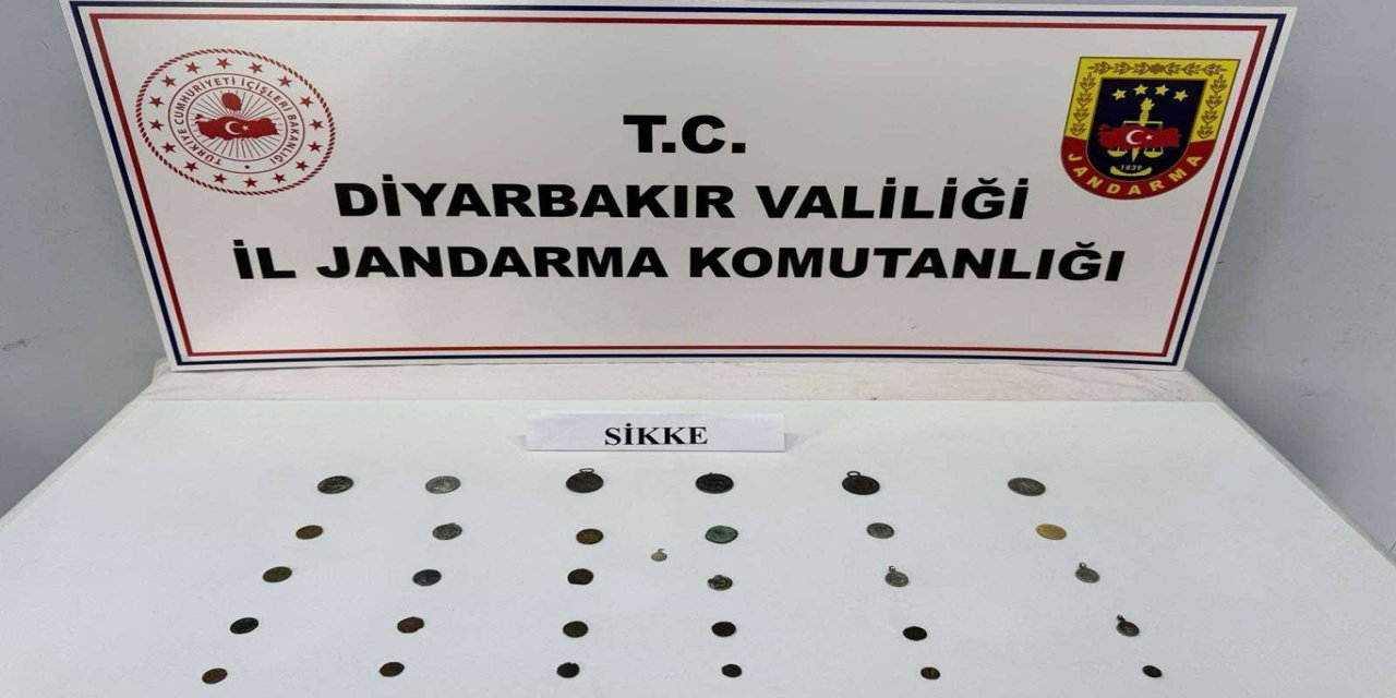 Diyarbakır'da 31 adet tarihi sikke ele geçirildi