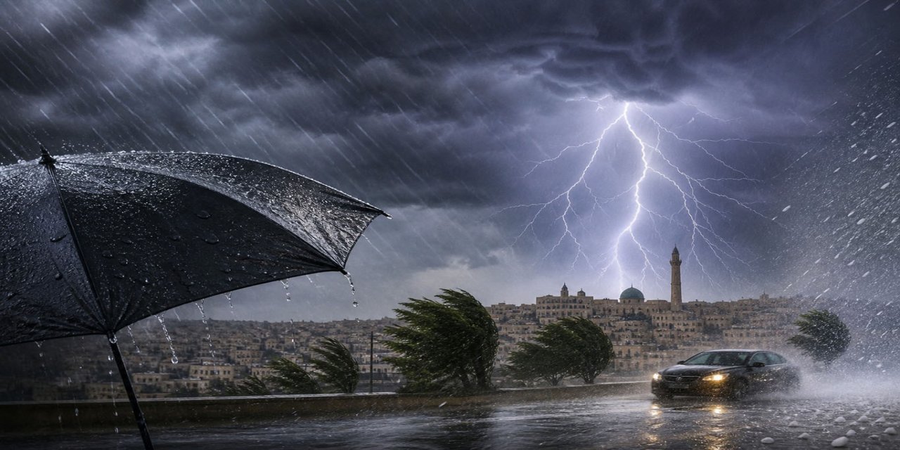 Şanlıurfa’da meteorolojik uyarı: Kuvvetli sağanak bekleniyor