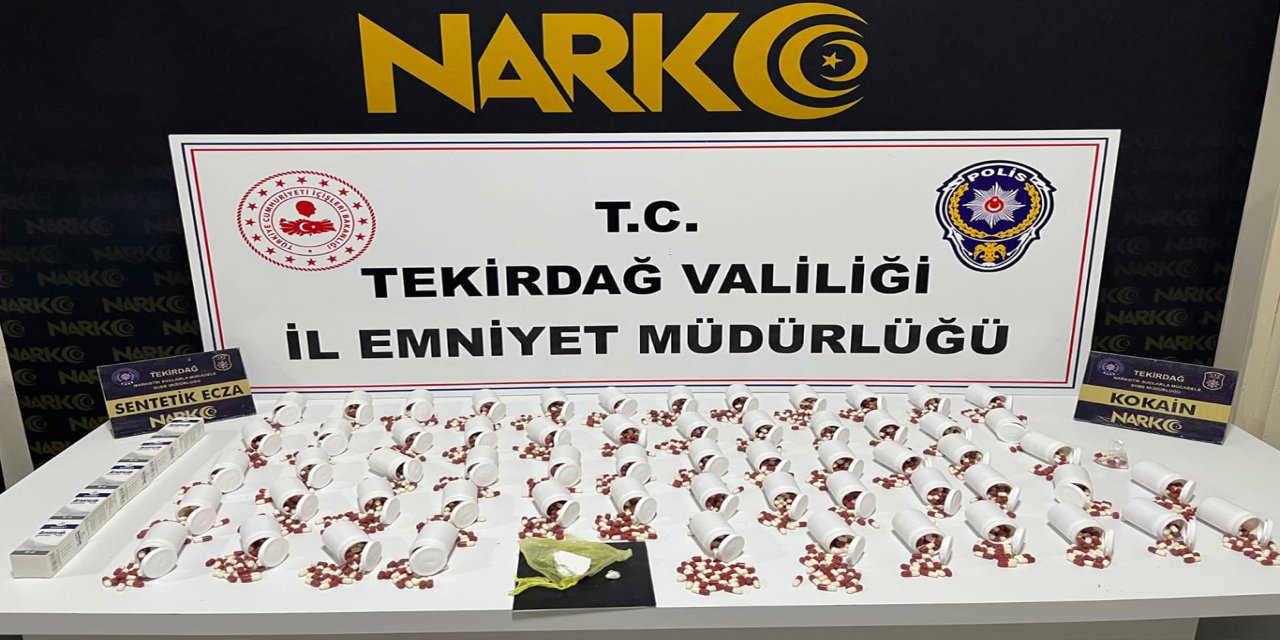 Tekirdağ’da uyuşturucu operasyonları: 133 kişiye işlem yapıldı