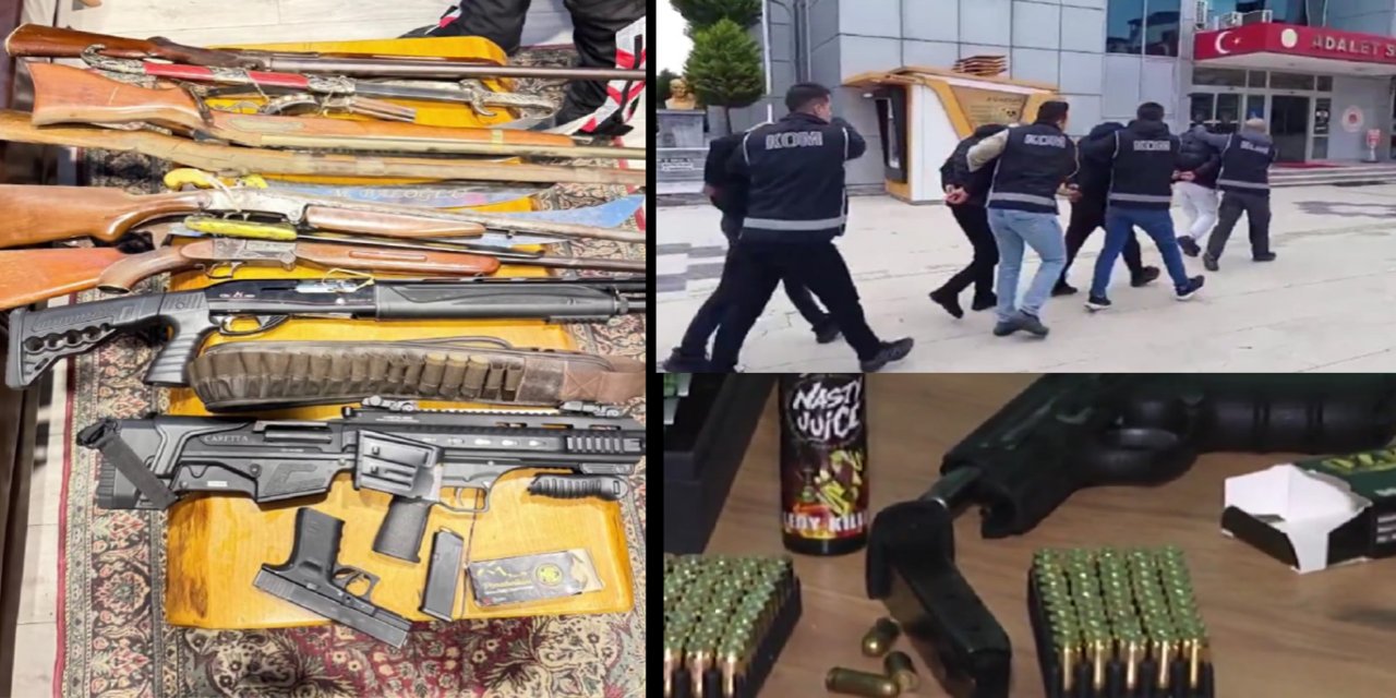 Ordu merkezli suç örgütü operasyonunda 41 kişi tutuklandı