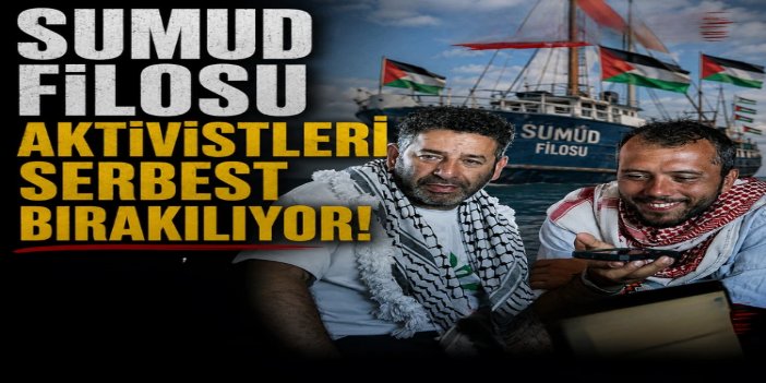 Küresel Sumud Filosu’ndan alıkonan aktivistler serbest bırakılıyor