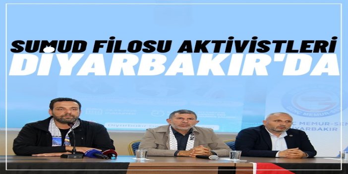 Sumud Filosu aktivistleri Diyarbakır'da konuştu: Sumud "küresel intifada"dır