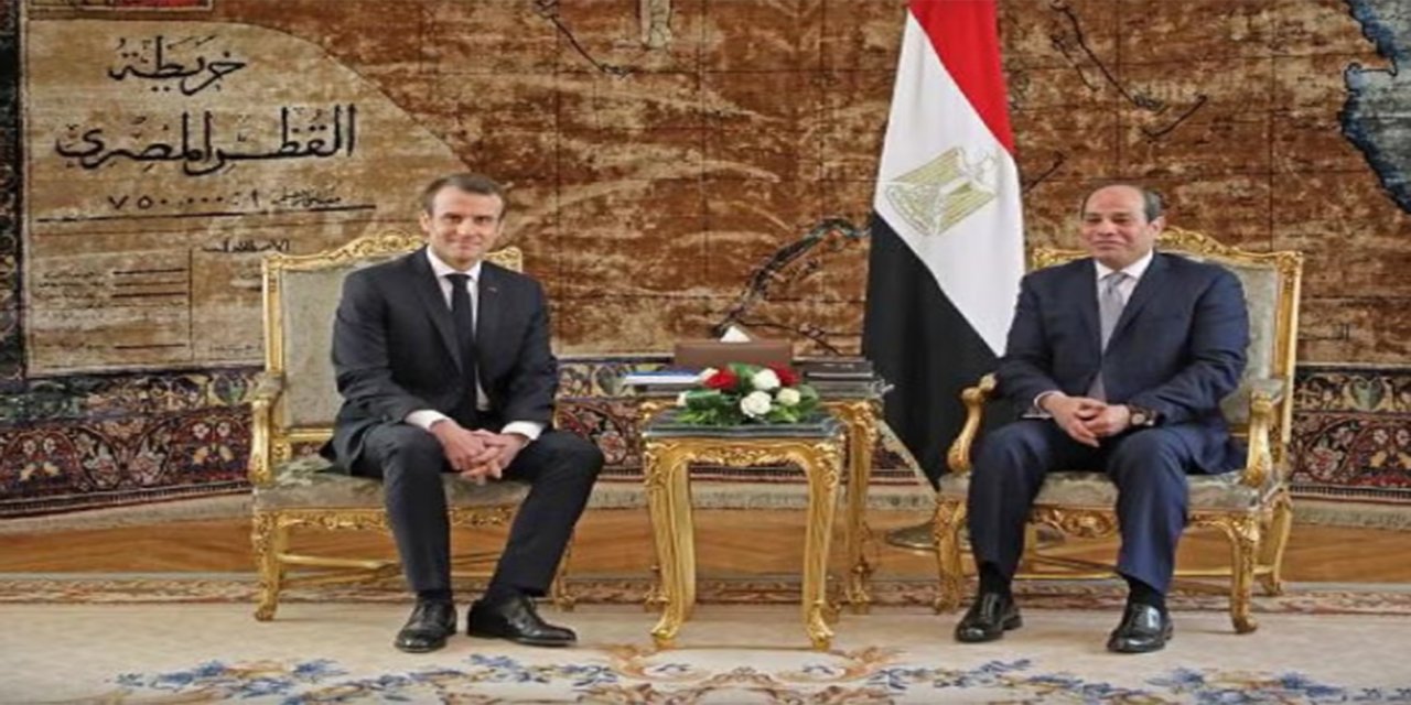 Macron Afrika turunun ilk durağı Mısır'da