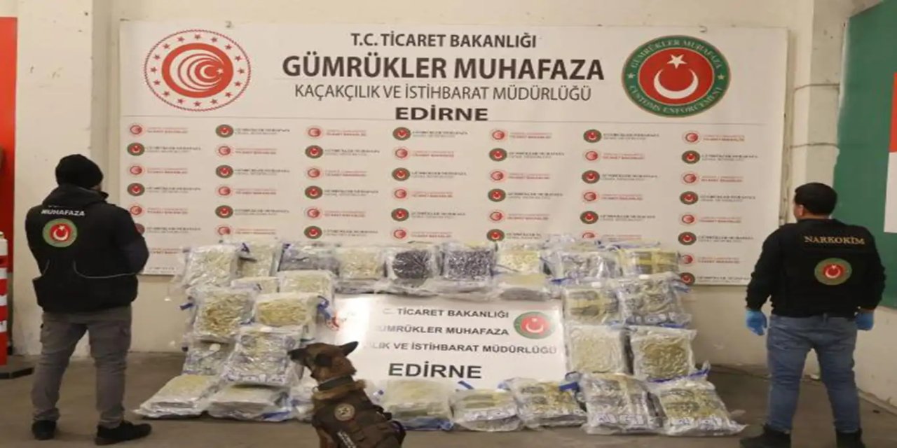 Gümrük kapıları ve havalimanında 659 kilo uyuşturucu ele geçirildi