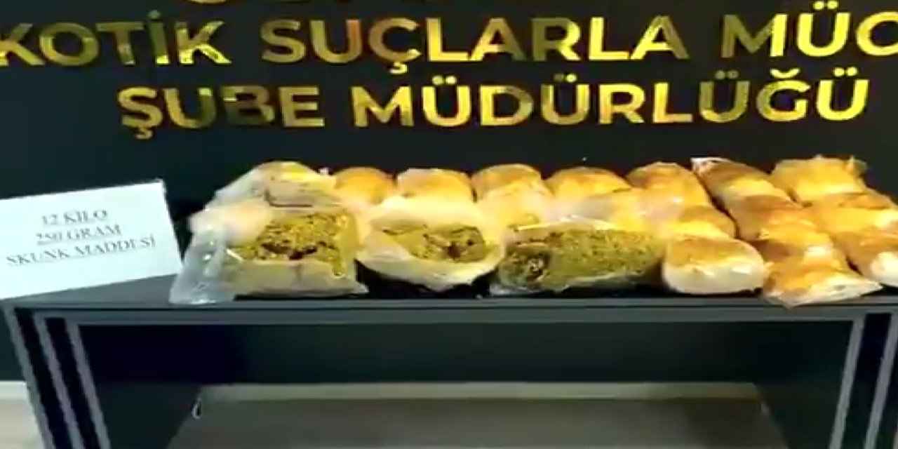Osmaniye’de araçta 12 kilo 250 gram skunk ele geçirildi