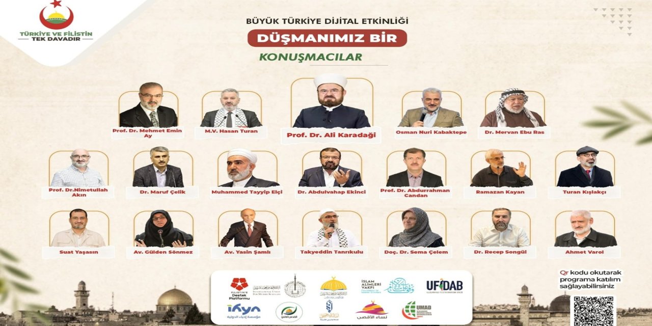 "Türkiye ve Filistin Tek Davadır" toplantısının sonuç bildirgesi açıklandı
