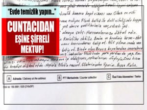 Yüzbaşının eşine gönderilen şifreli mektuba el konuldu