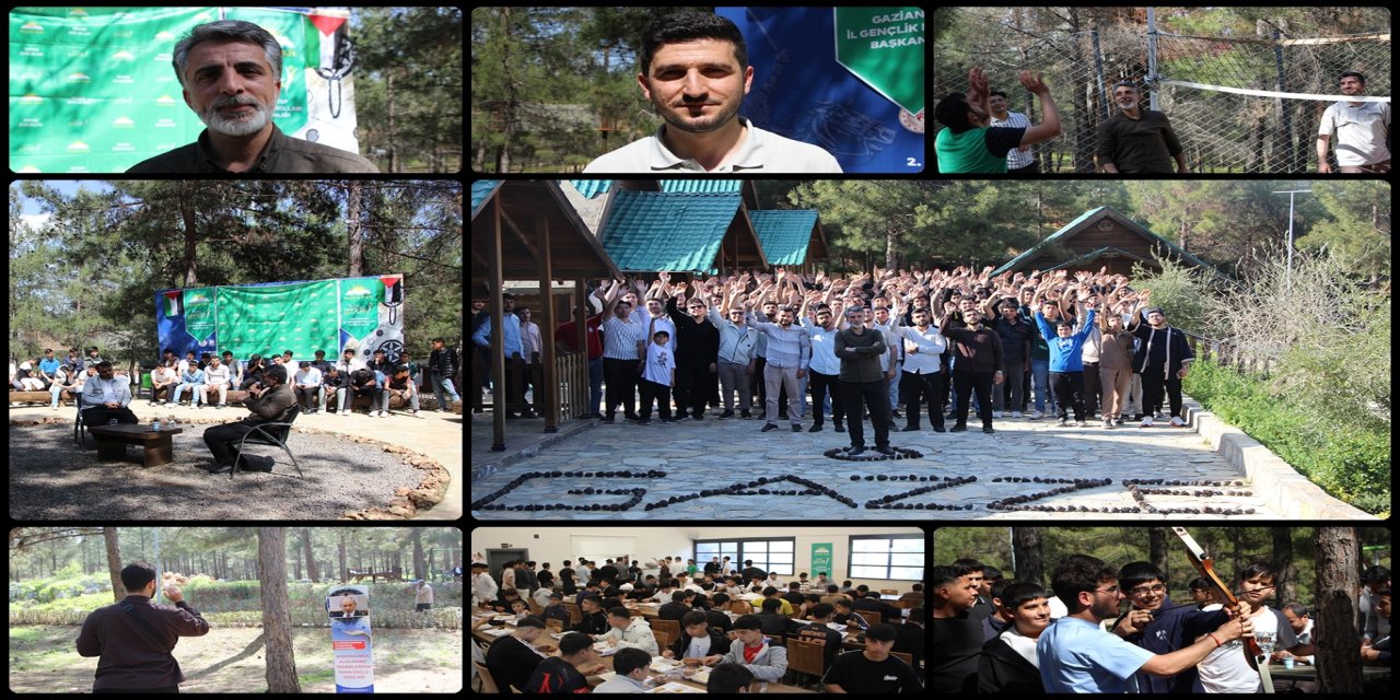 Gaziantep'te "Gençlik ve Gazze" temalı bahar etkinliği düzenledi