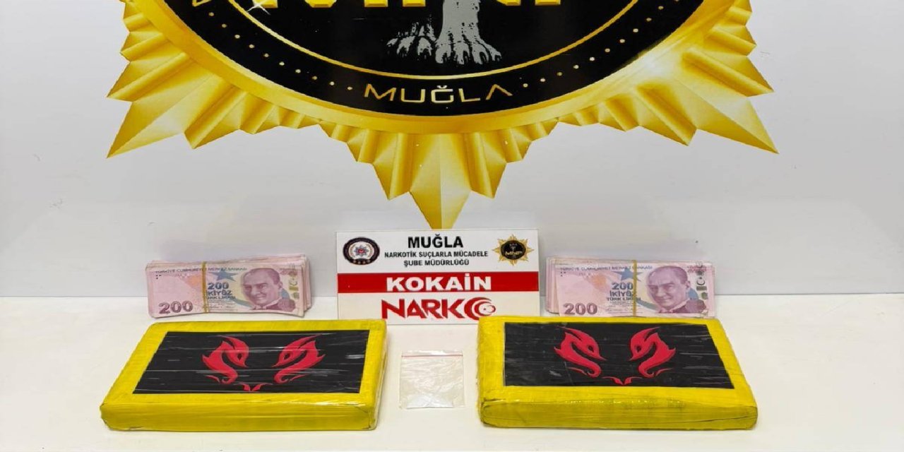 Muğla'da 2 kilogram kokain ele geçirildi, şüpheli şahıs tutuklandı