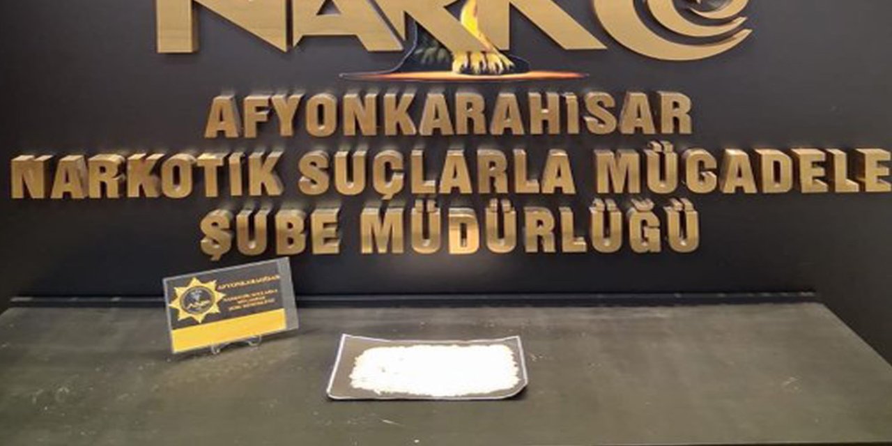 Afyonkarahisar'da uyuşturucu operasyonu: Bir tutuklama