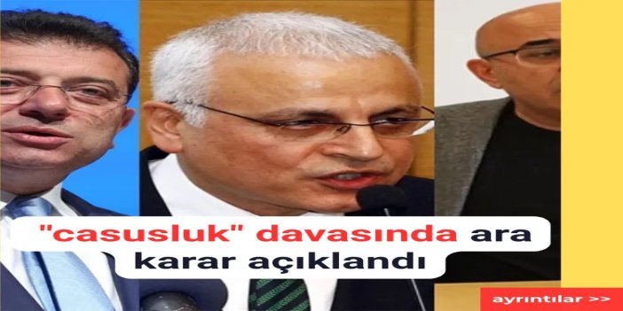 İmamoğlu'nun yargılandığı "casusluk" davasında savcı tutukluluğun devamını istedi