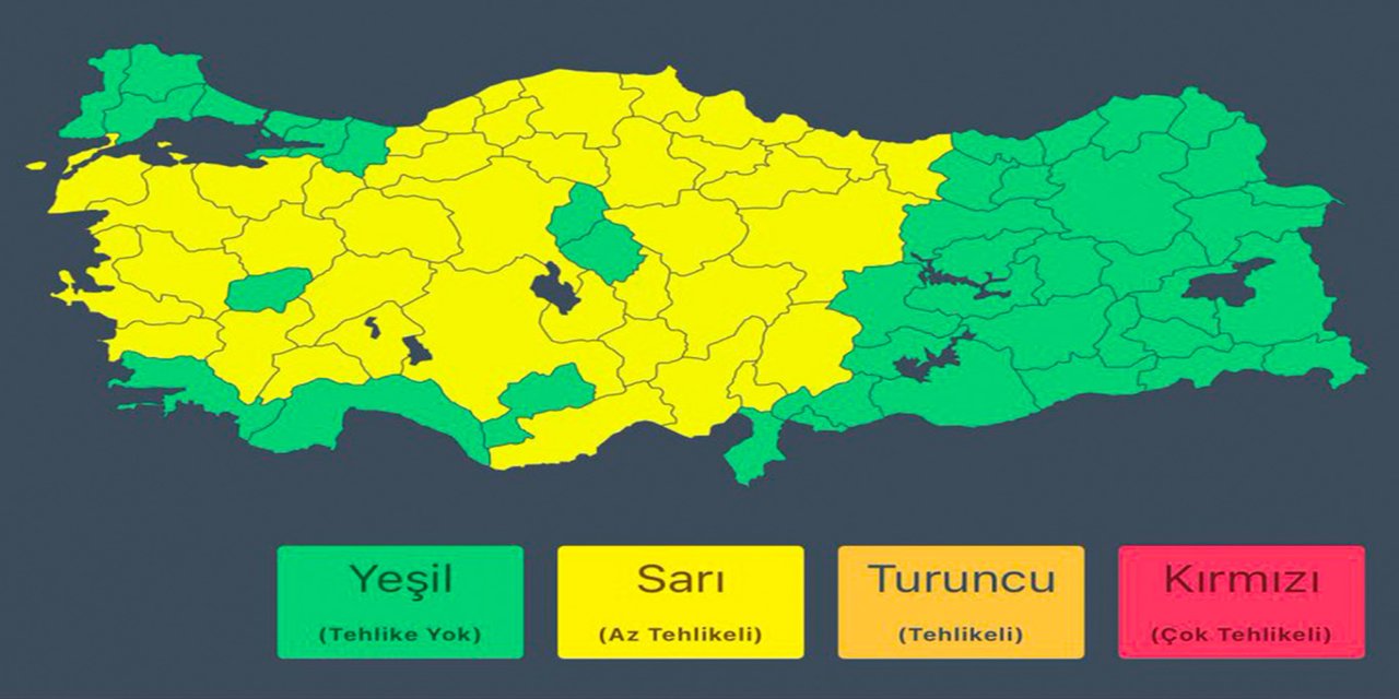Kuvvetli sağanak uyarısı: Birçok il için kritik hava durumu alarmı