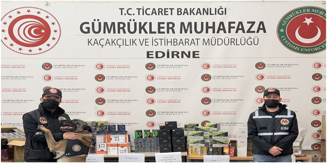 Kapıkule’de uyuşturucu ve kaçak ürün operasyonu