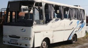 Tarım işçileri taşıyan minibüs kaza yaptı