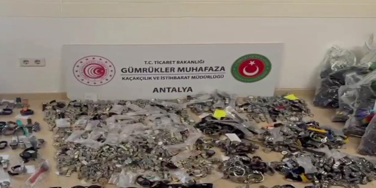 Antalya’da kaçak ürün operasyonu: 11 milyon liralık ürün ele geçirildi