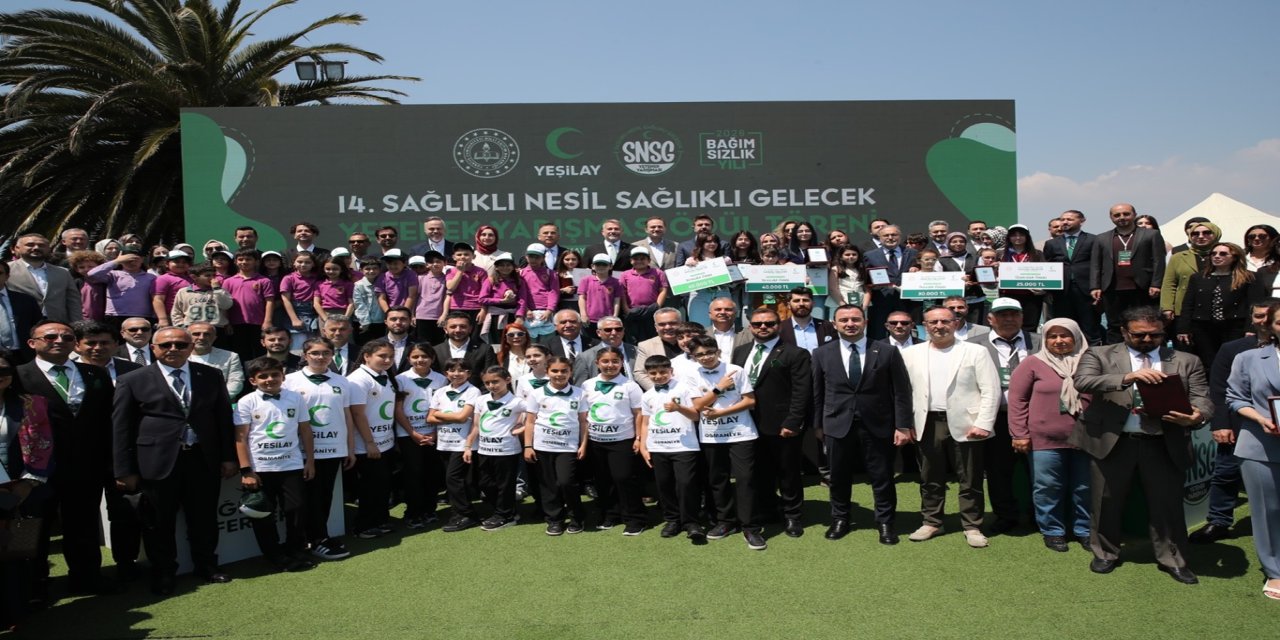 Yeşilay’ın "Sağlıklı Nesil Sağlıklı Gelecek Yetenek Yarışması"nda ödüller sahiplerini buldu