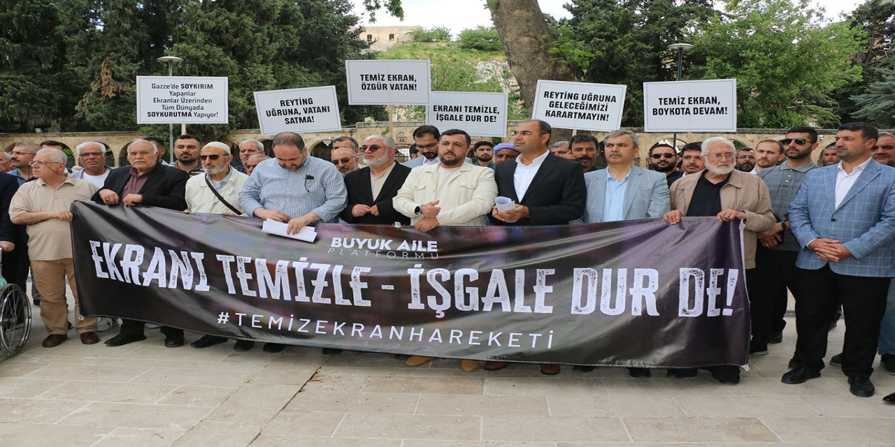 Şanlıurfa’da ‘Temiz Ekran Hareketi’ için ortak basın açıklaması yapıldı