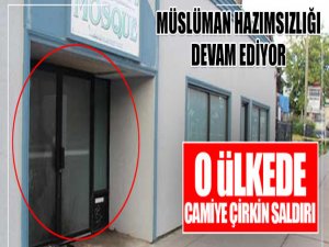 Kanada'da Müslüman hazımsızlığı, Camiye çirkin saldırı