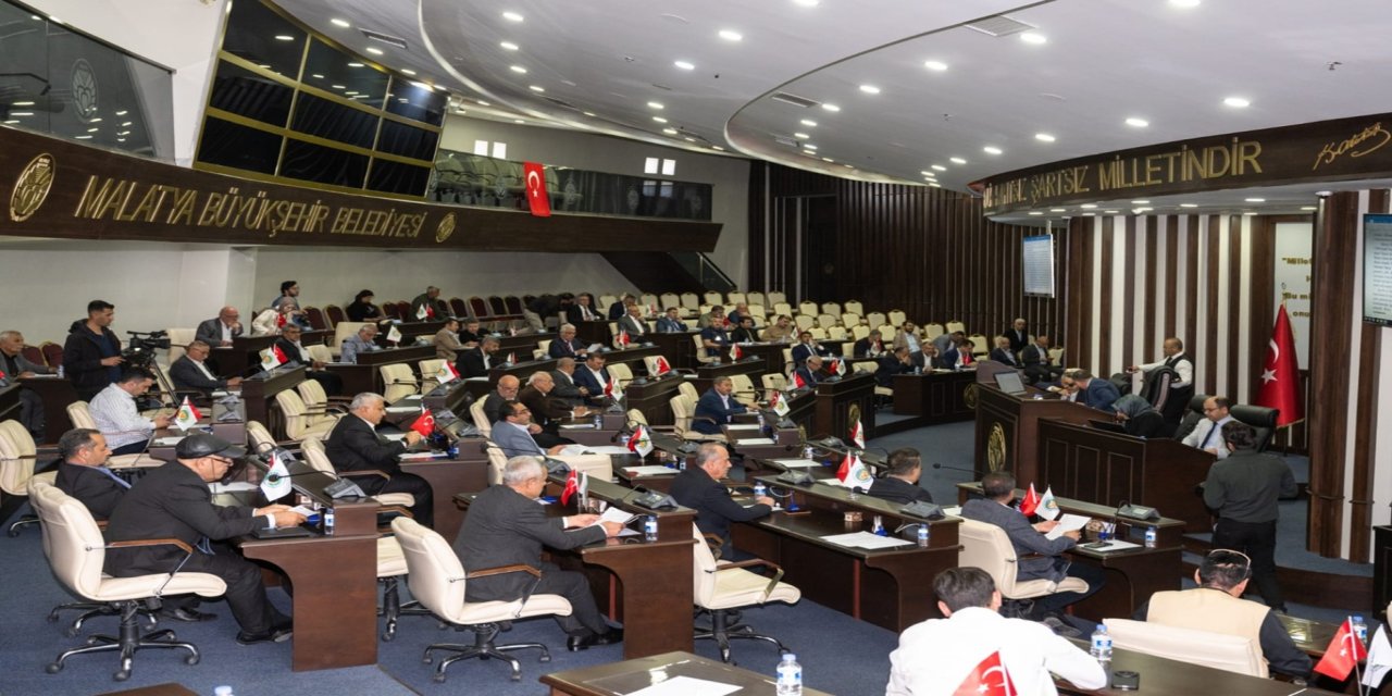 Malatya'da belediye meclisi mayıs ayı toplantısı sona erdi