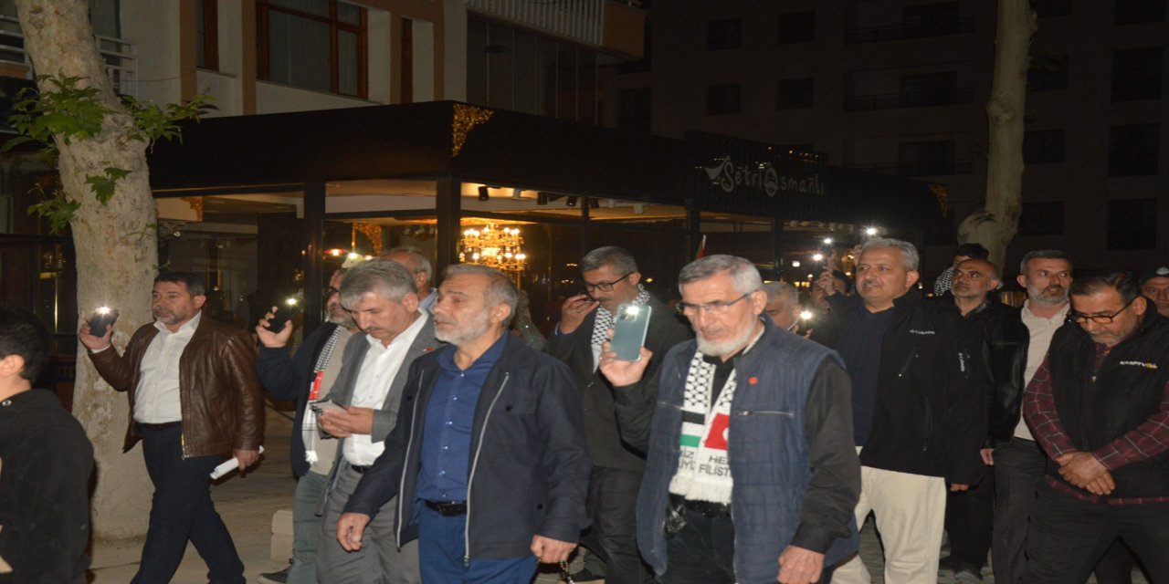 Malatya'da "Sumud ve Gazze İçin eylemdeyiz" yürüyüşü