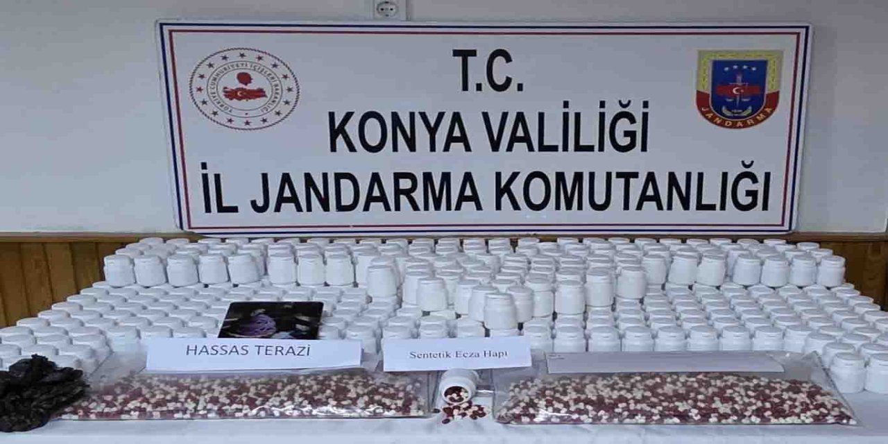 Konya’da jandarmadan uyuşturucu operasyonu
