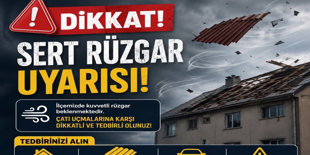 Nizip'te kuvvetli rüzgar bekleniyor