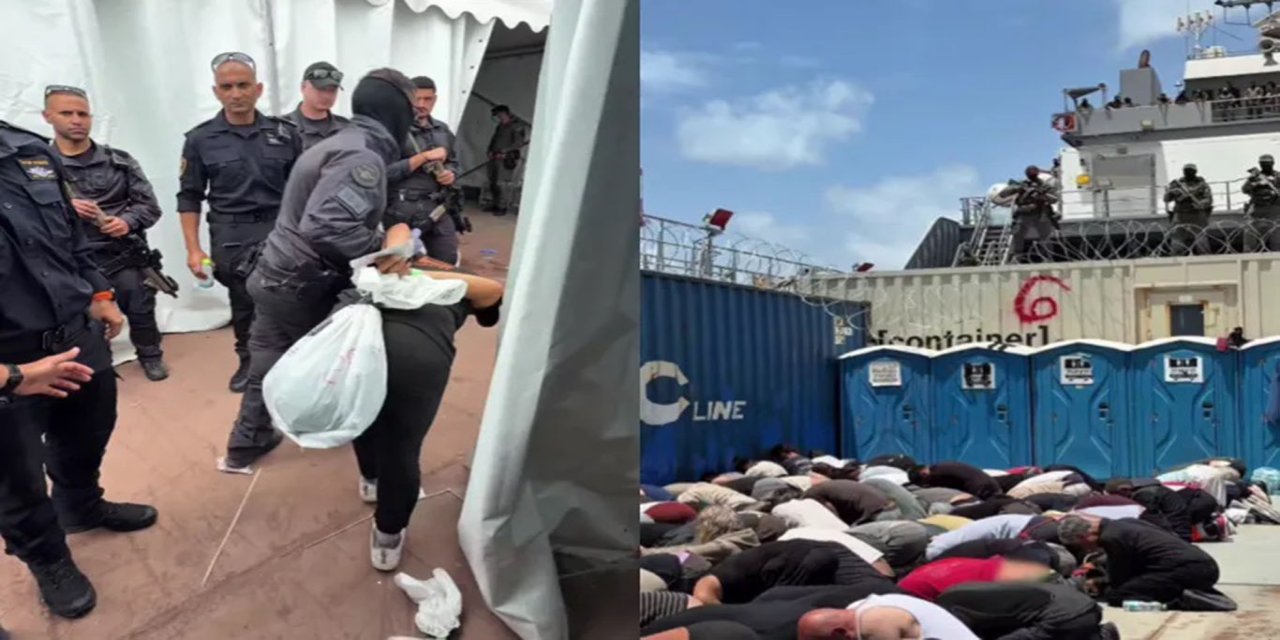 Özgürlük Filosu aktivistleri aşağılandı, dünya ayağa kalktı