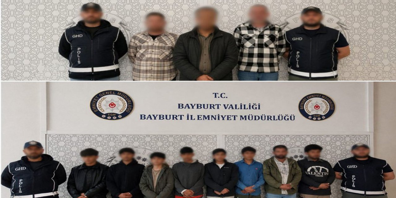 Bayburt’ta göçmen kaçakçılığı operasyonu: 3 şüpheli yakalandı