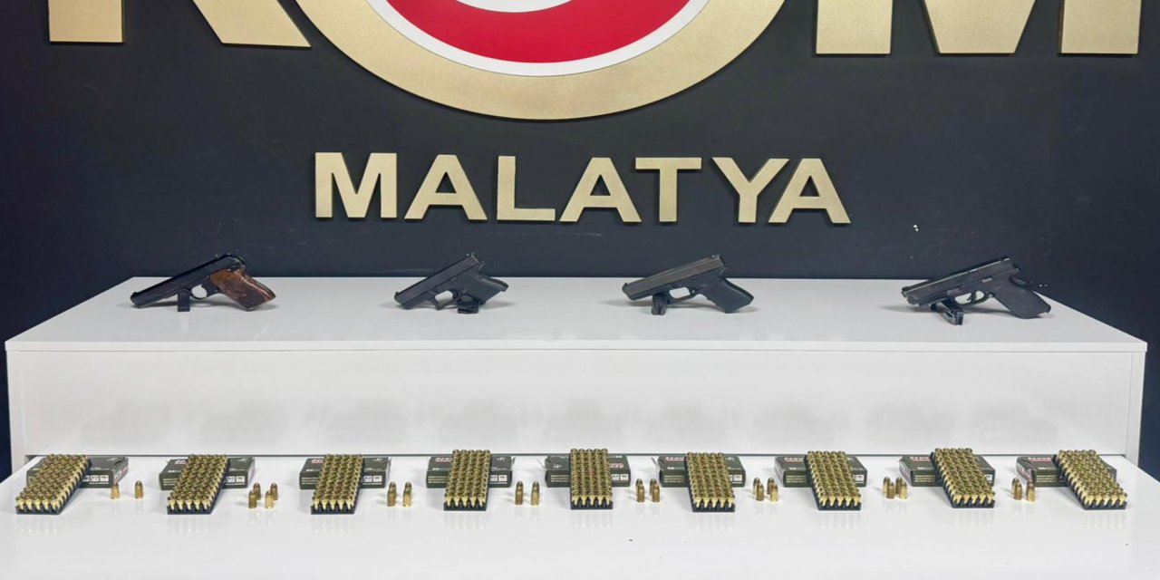 Malatya'da ruhsatsız silah operasyonu: Bir tutuklama
