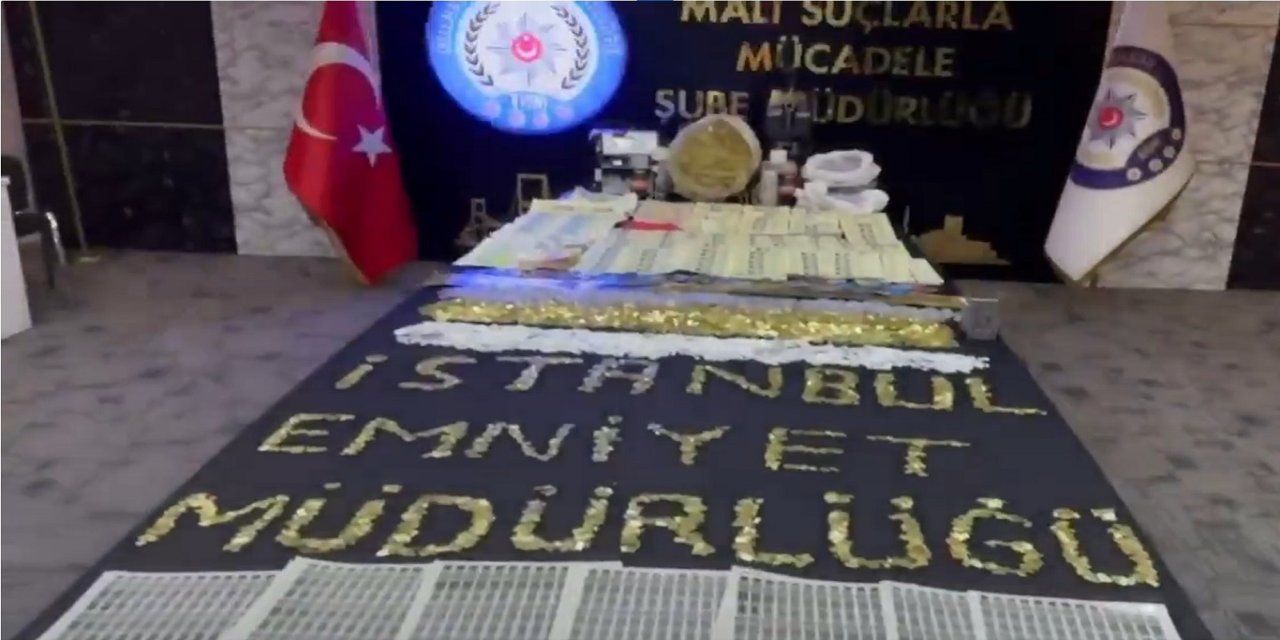 İstanbul’da yüklü miktarda sahte altın ve döviz ele geçirildi