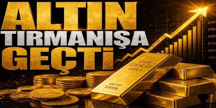 Altın fiyatları haftanın ilk işlem gününde sert yükseldi