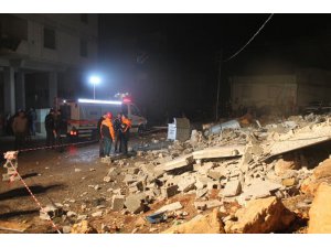 Gaziantep'te 3 katlı bina çöktü