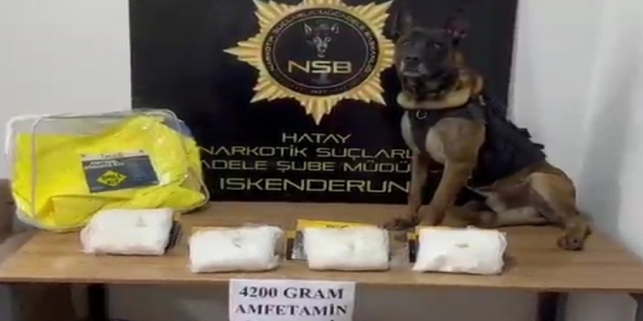 Hatay'da 420 kilogram sentetik kannabinoid ham maddesi ele geçirildi