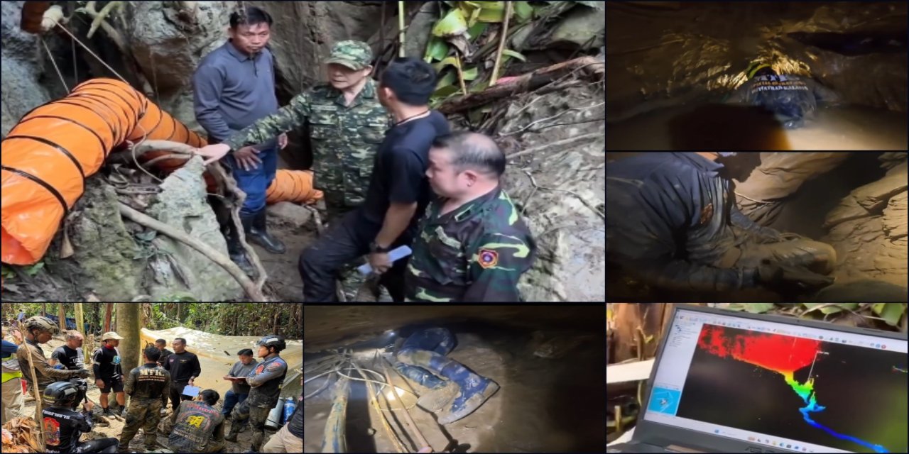 Laos’taki bir mağarada 5 gündür mahsur kalan 7 defineci için kurtarma çalışmaları devam ediyor