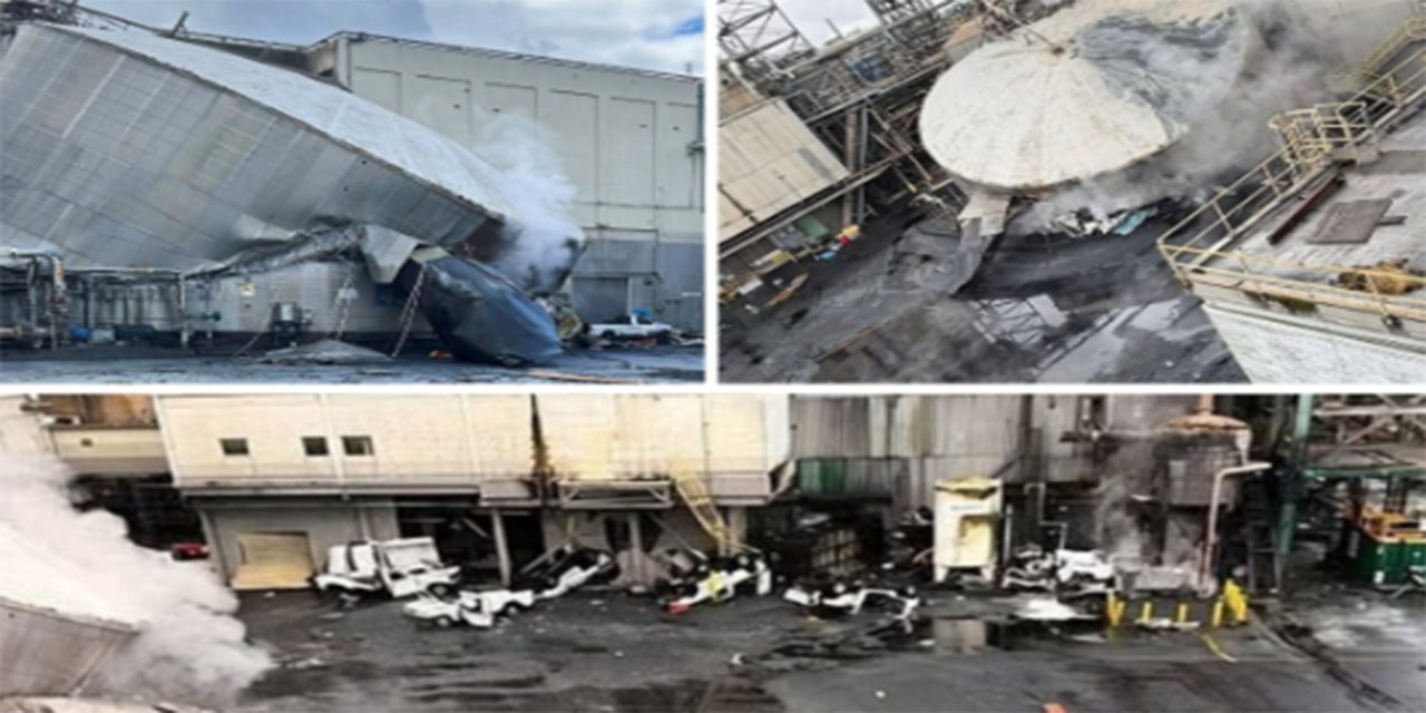 ABD'de bir fabrikada kimyasal tank patladı: 1 kişi öldü, 9 yaralı